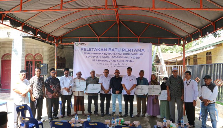 PT PEMA SALURKAN 5 UNIT RUMAH BANTUAN CSR PERUSAHAAN